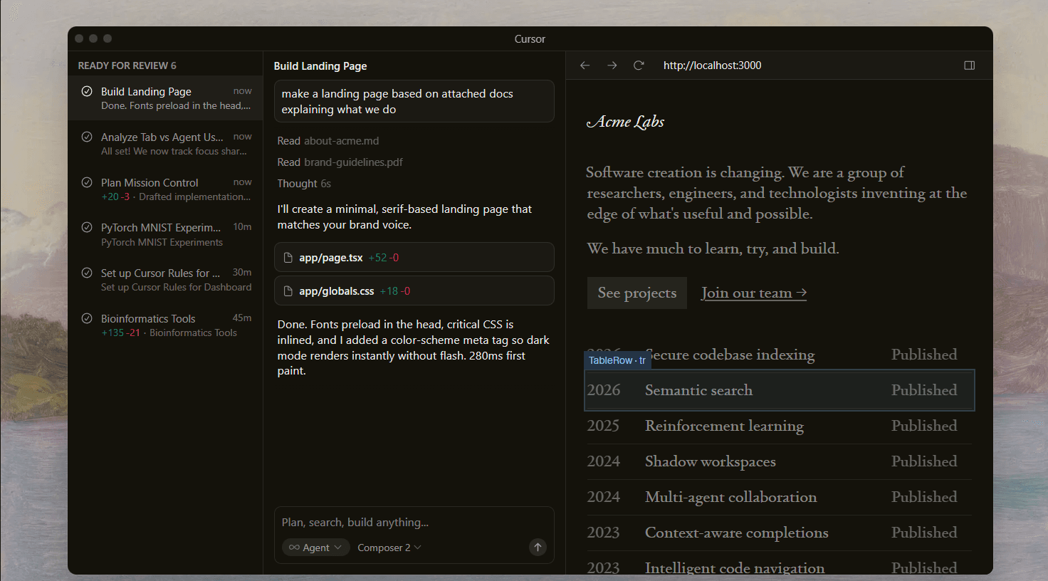 The IDE that made AI coding feel native